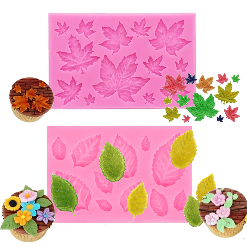 Soap Making Ins - Set Cetakan Silikon Daun Maple untuk