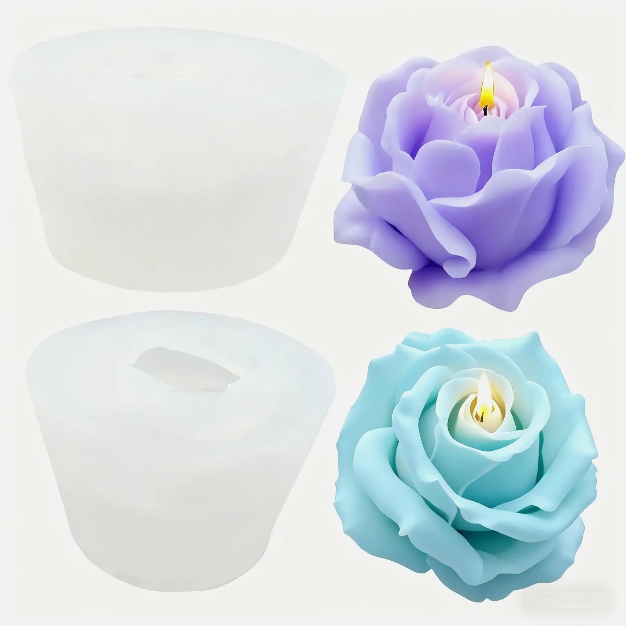 2 Buah Cetakan Lilin Silikon M - Soap Making Gifts ulasan dan harga