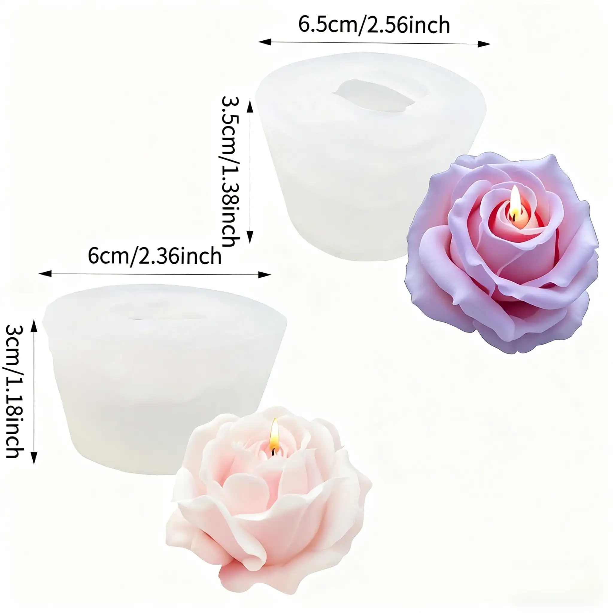 2 Buah Cetakan Lilin Silikon M - Soap Making Gifts ulasan dan harga
