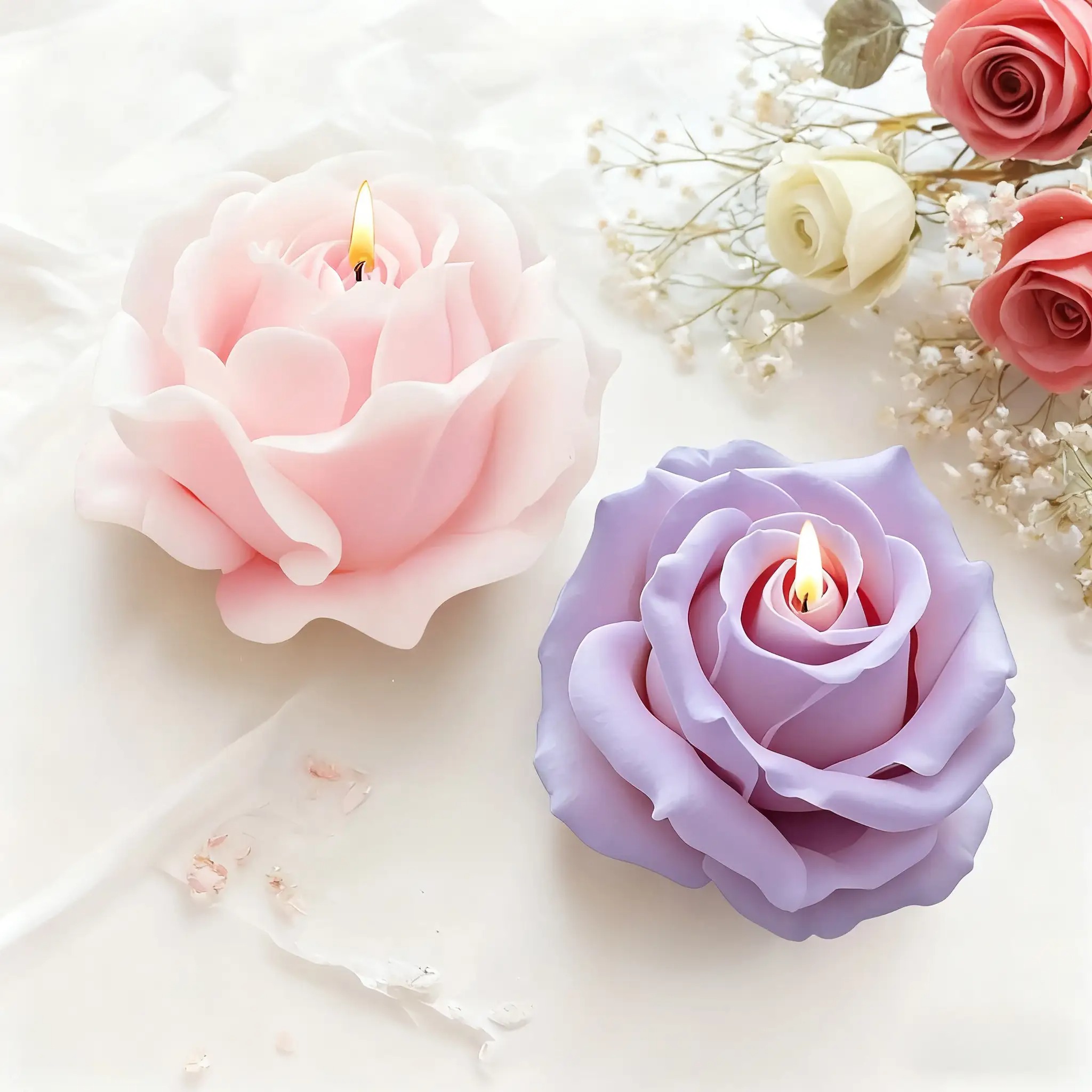 2 Buah Cetakan Lilin Silikon M - Soap Making Gifts ulasan dan harga