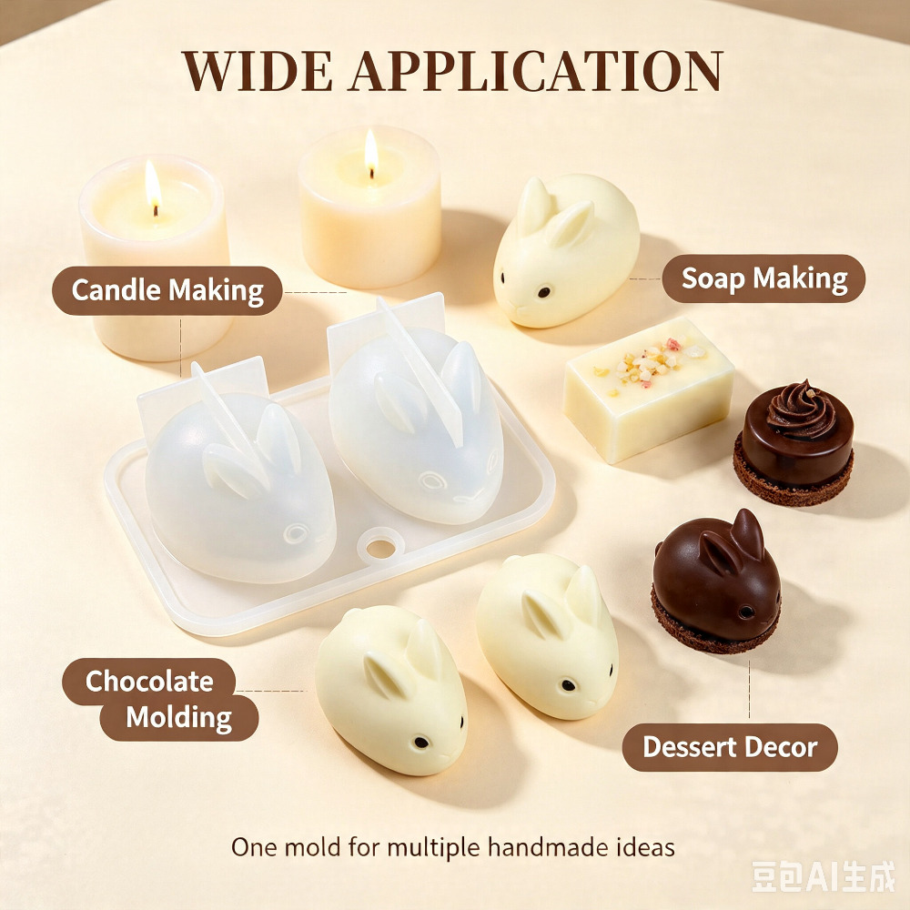 Cetakan Silikon Kelinci Mini 3 - Soap Making Instructions ulasan dan harga