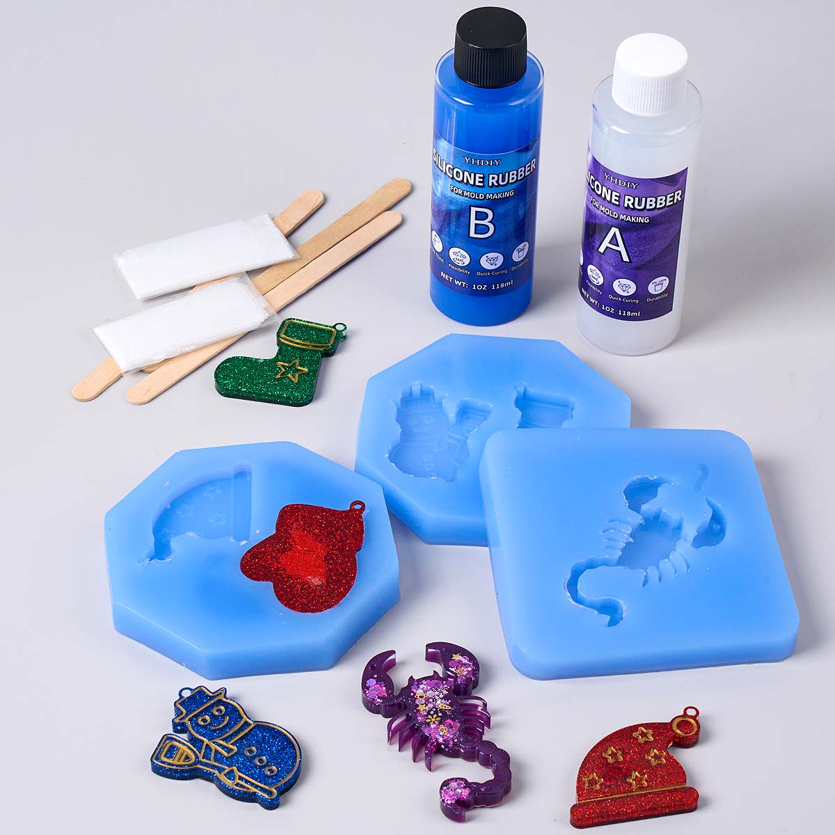 Kit Pembuatan Cetakan Silikon  - Soap Making Diy Kit ulasan dan harga