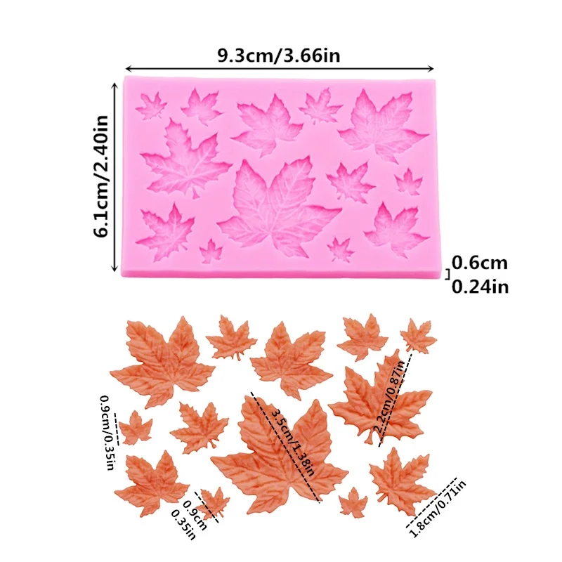 Set Cetakan Silikon Daun Maple - Soap Making Ins ulasan dan harga