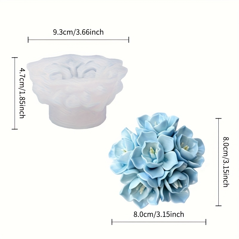 1 Cetakan Silikon Lilin Hydran - Soap Making Instructions ulasan dan harga