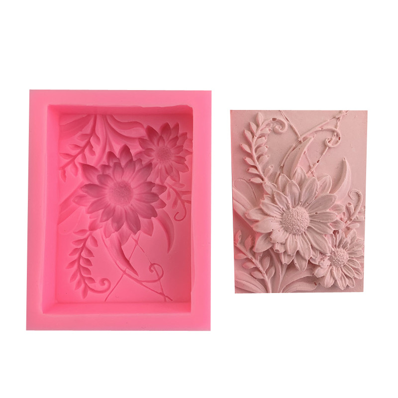 Cetakan sabun silikon bunga ma - Soap Making Diy Kit ulasan dan harga