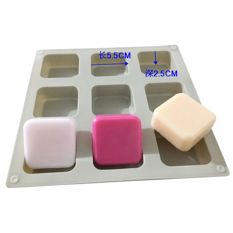 1 PCS Silikon Sabun Cetakan 9  - Soap Making Instructions ulasan dan harga
