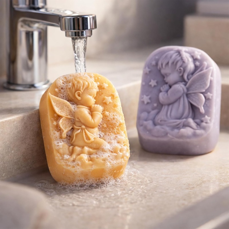 Cetakan Silikon Malaikat untuk - Soap Making Instructions ulasan dan harga